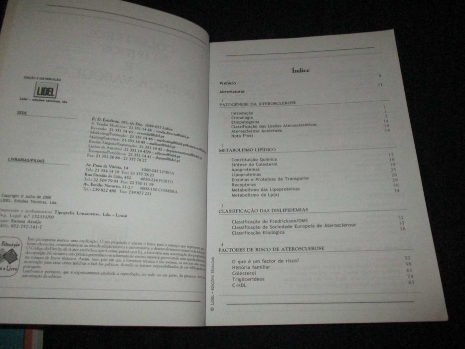 Livro Colesterol Lípidos e Doença Vascular Lidel