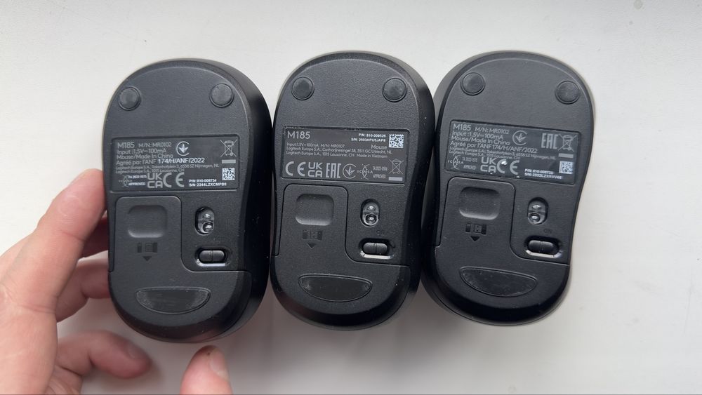 Миша Logitech M185 Graphite