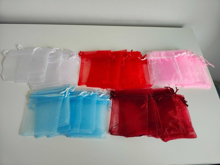 woreczki z organzy ślub wesele nowe