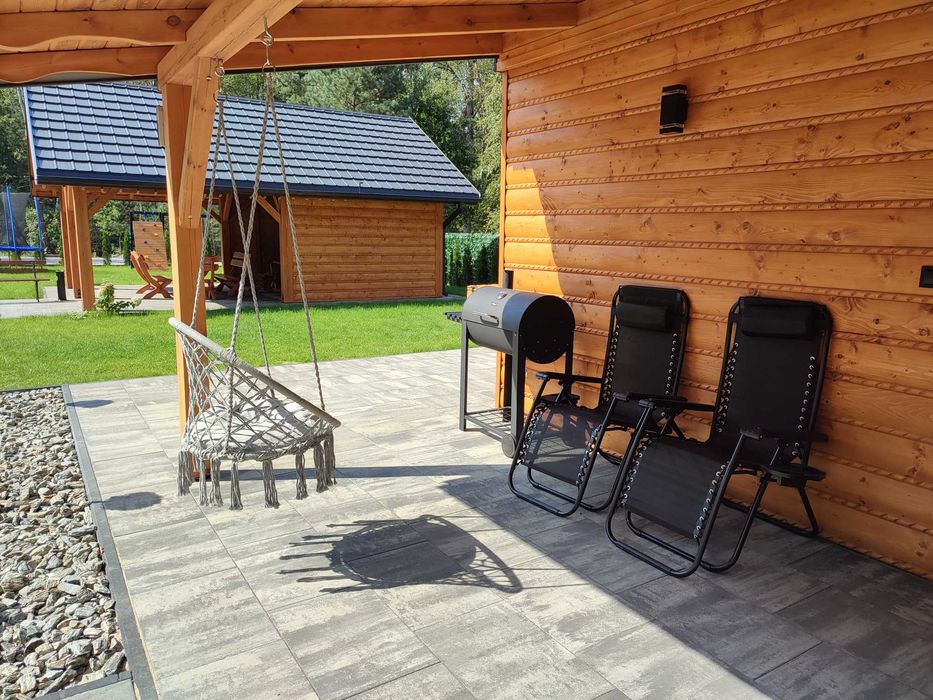 Domki letniskowe Noclegi Wynajem   balia- jacuzzi-,lesna polana
