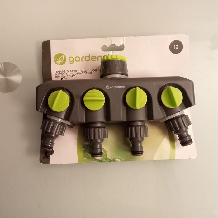 Rozgałęźnik do nawadniania ogrodu z kranami rozdziału Nowe Gardena