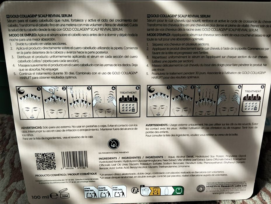 Gold Collagen serum do skóry głowy