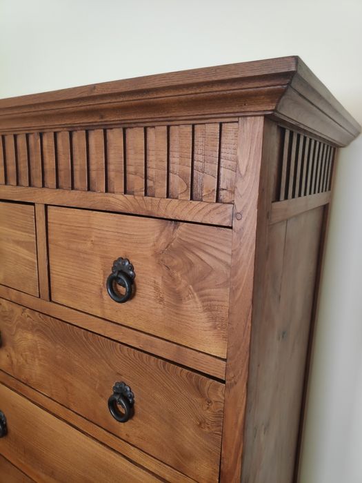 Camiseiro madeira maciça - 7 gavetas
