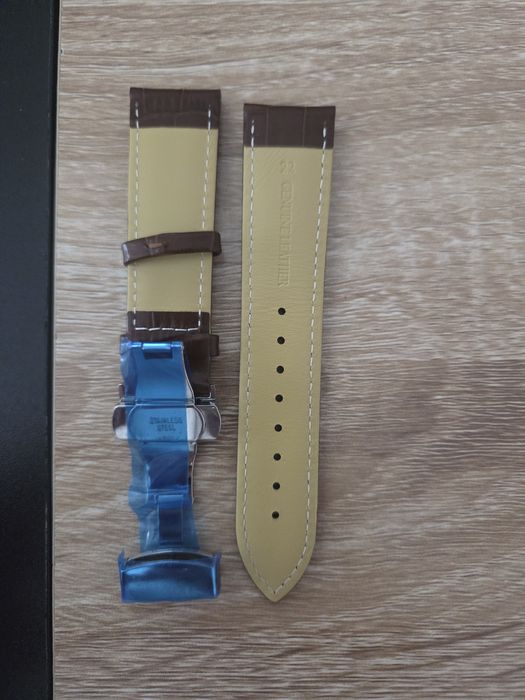 Skórzany pasek zegarka  22 mm