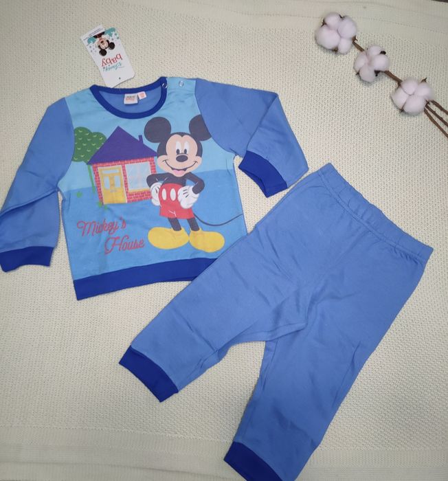 Теплі байкові костюми, комплекти,піжами для хлопчиків Bing та Disney baby на 80,86,92,98