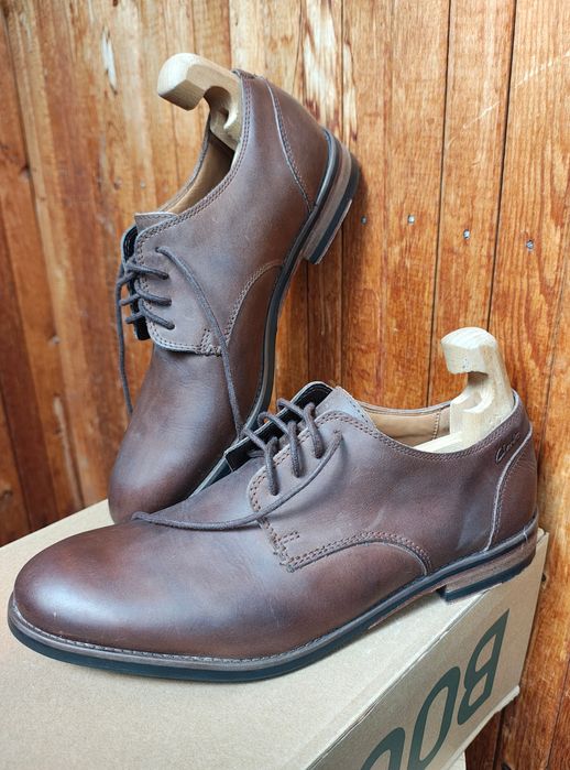 CLARKS Exton Walk Розмір 42 26,5см Туфлі чоловічі Оригінал Шкіра