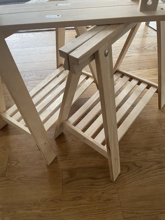 Kozioł/ nogi do biurka/ brzoza/Ikea