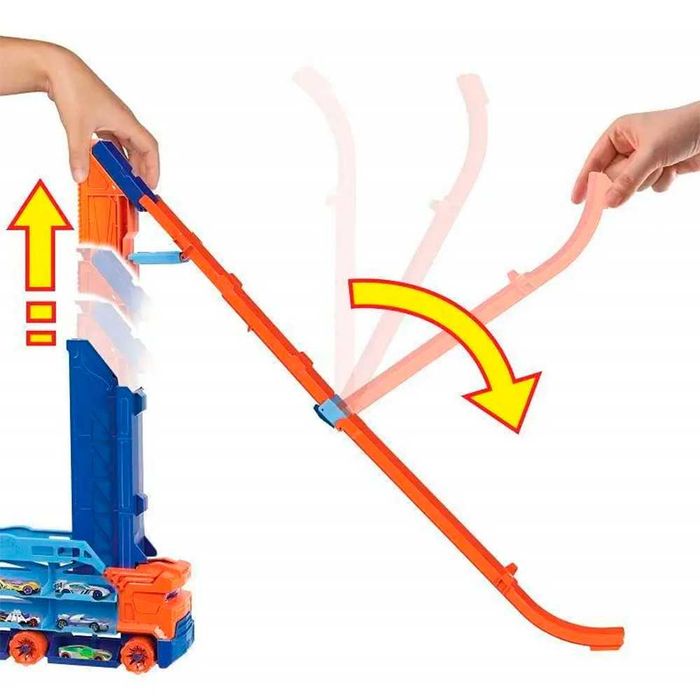 Трек Хот вілс Вантажівка-транспортер Суперспуск Hot Wheels HDY92