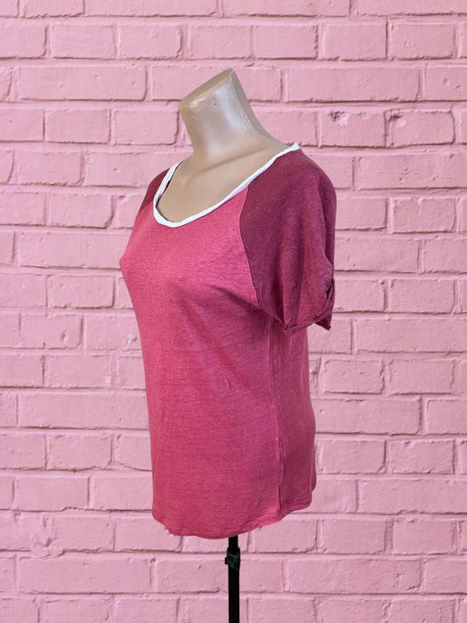 Sandro & Dree Hemingway roz. S damski lniany t-shirt