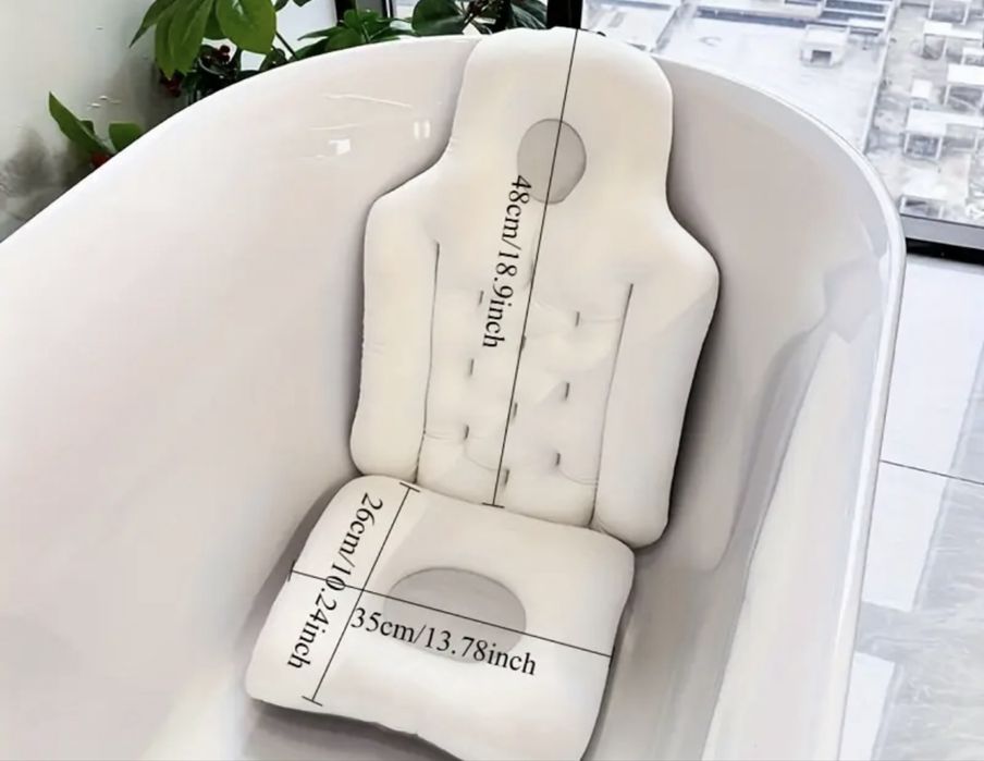 Подушка/накладка, нескользящая, для ванны