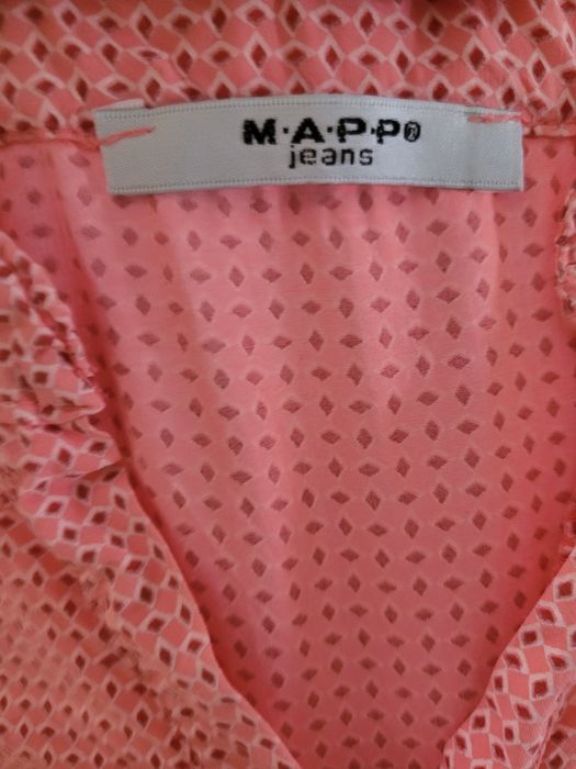 Różowa wzorzysta koszula oversize MAPP