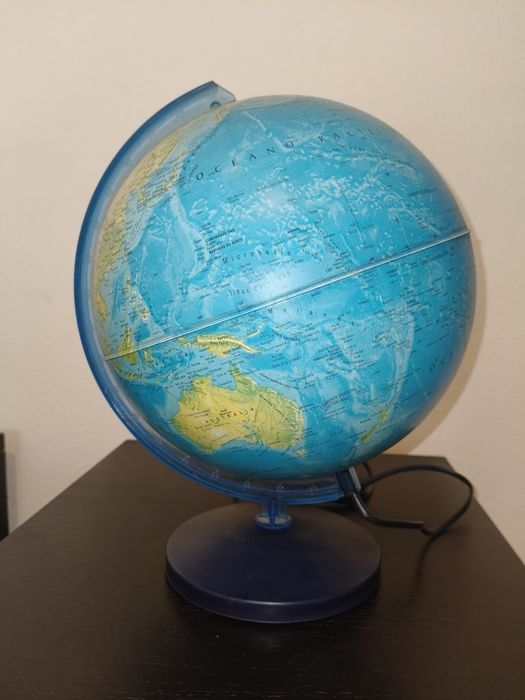 Candeeiro mapa do mundo