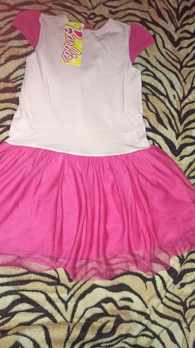 Детское красивое летнее платье размер 116 см.на девочку с Барби