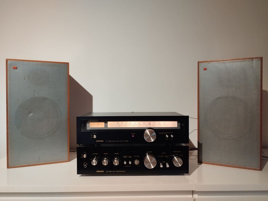 zestaw NIKKO NA-360 NT-360 tuner + wzmacniacz vintege wieża
