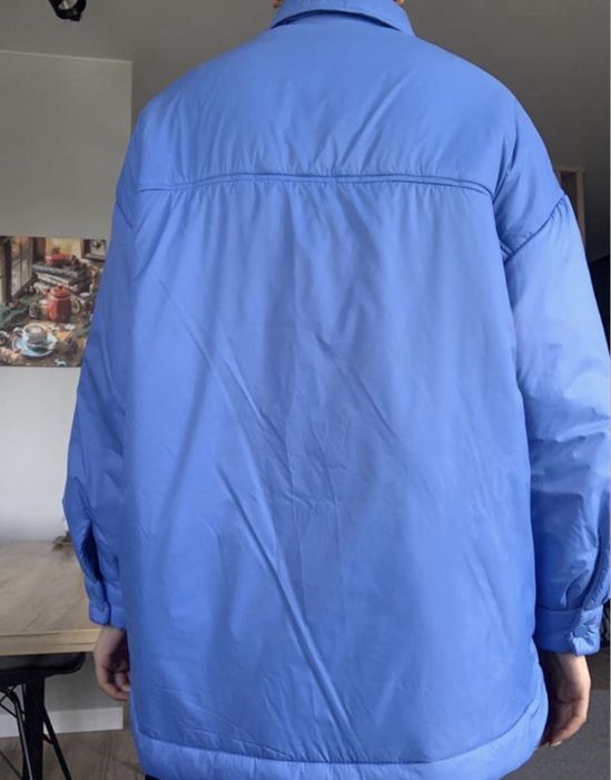 Синя куртка сорочка, весняна куртка