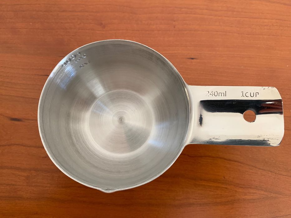 Novo INOX conjunto 6 Taças Medidoras (utensílios cozinha)