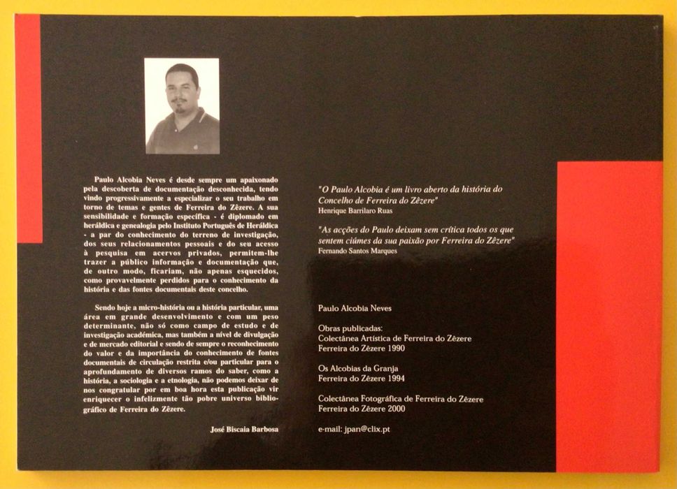 COLECTÂNEA FOTOGRÁFICA de FERREIRA Zêzere - Paulo Alcobia Neves 2000