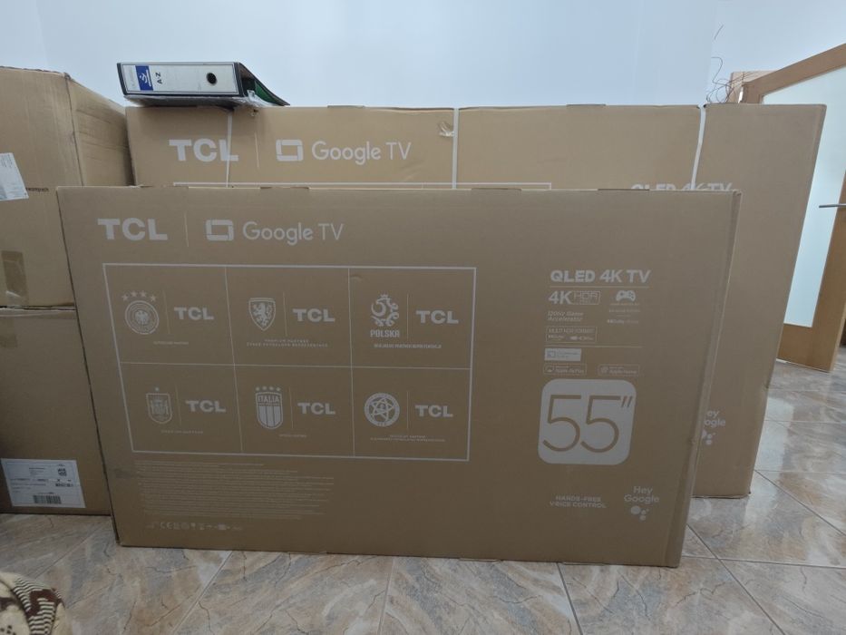 Televisor QLED Pro TCL 55T7B  de 55", 4K ultra HD "NOVA EMBALAGEM DE FÁBRICA"