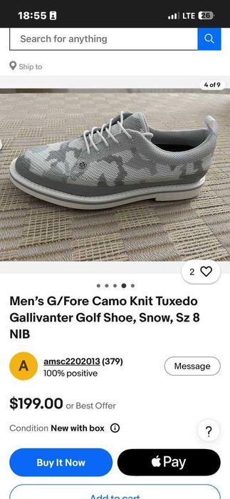 Кеды/ туфли G/Fore