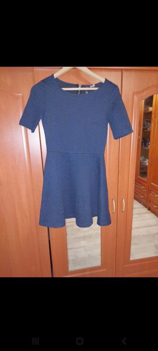 Sukienka 34 granatowa