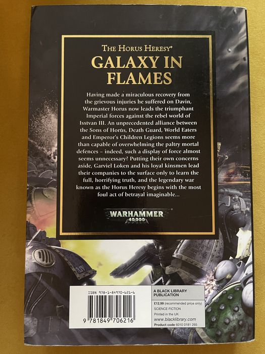 The Horus Heresy. Ben Counter - Galaxy in Flames. The heresy revealed.