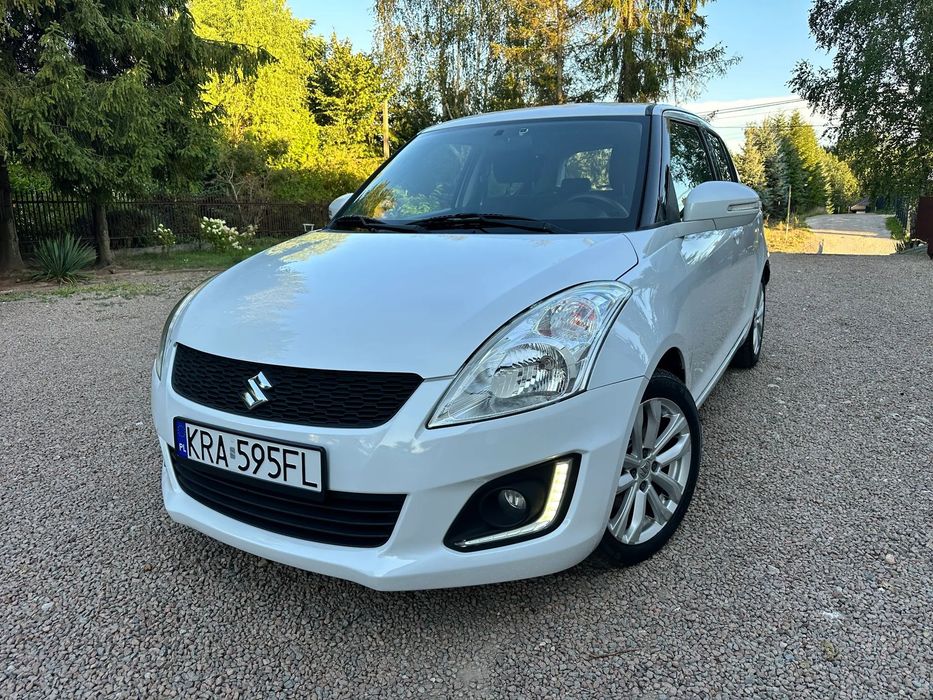 Suzuki Swift 1,2 Automat Piękny Biała Perła Ledy Bogata Wersja Wyposażenia