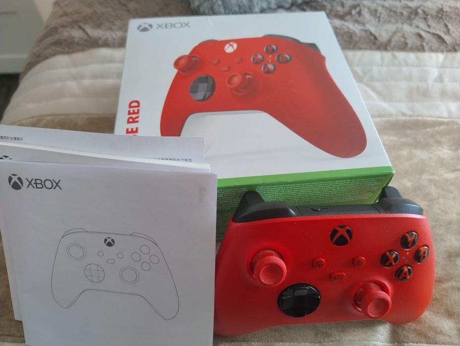 Comando Xbox série x vermelho