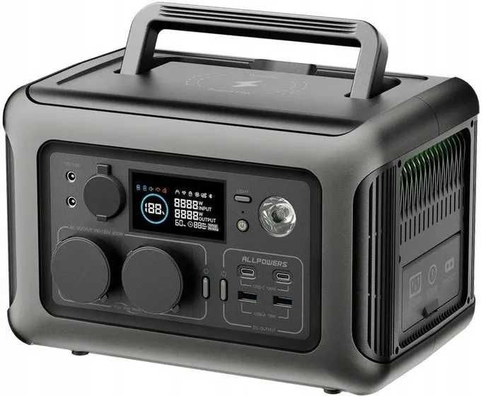 ALLPOWERS R600 – stacja zasilania 600 W / 299 Wh (powerbank) NOWA