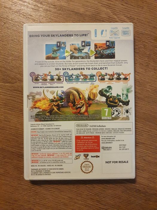 Jogo Skylanders Spyro's Adventure Wii