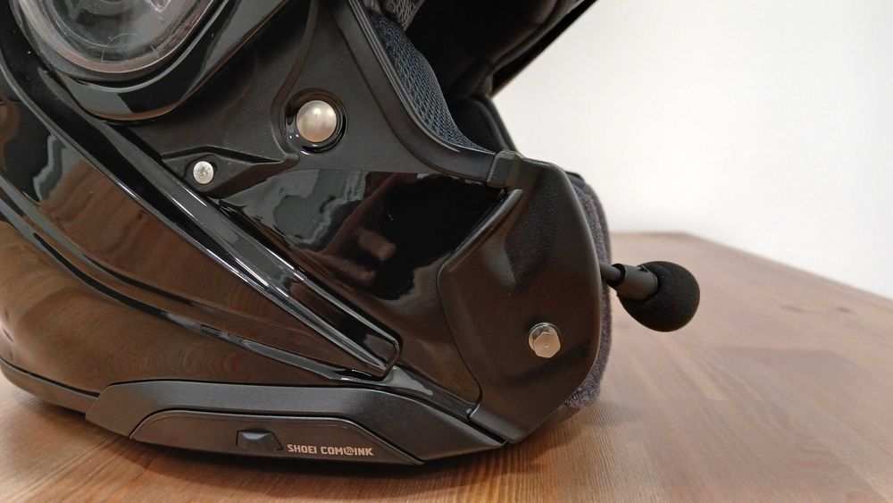 Capacete Shoei Neotec 3 Preto XS + SENA SRL3 (opcional) | Como Novo