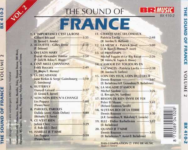 The sound of France - Volume 1 - CD - 1993
