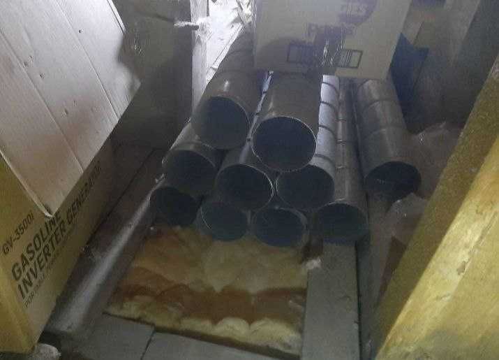 труба вентиляційна оцинкована 125, повітропровід