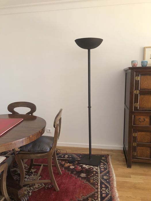 Handcrafted Wrought Iron Lamp