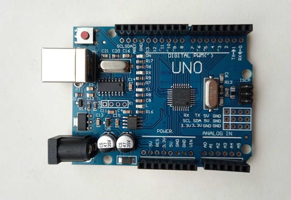 Плата Arduino Uno ATmega328 16 MHz flash 32 kB RAM 2 kB TQFP-32 CH340G