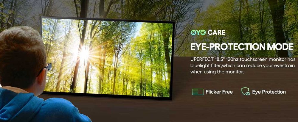 Monitor 18.5 UPERFECT Aluminum Touchscreen FreeSync 100% sRGB HDR