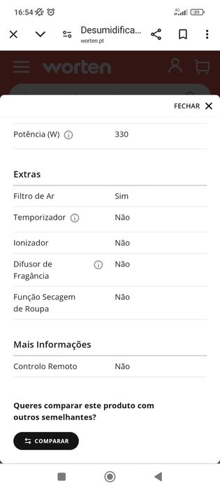 Desumidificador Kunft