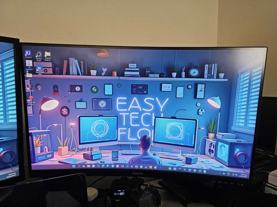 2 Monitores 27 curvo