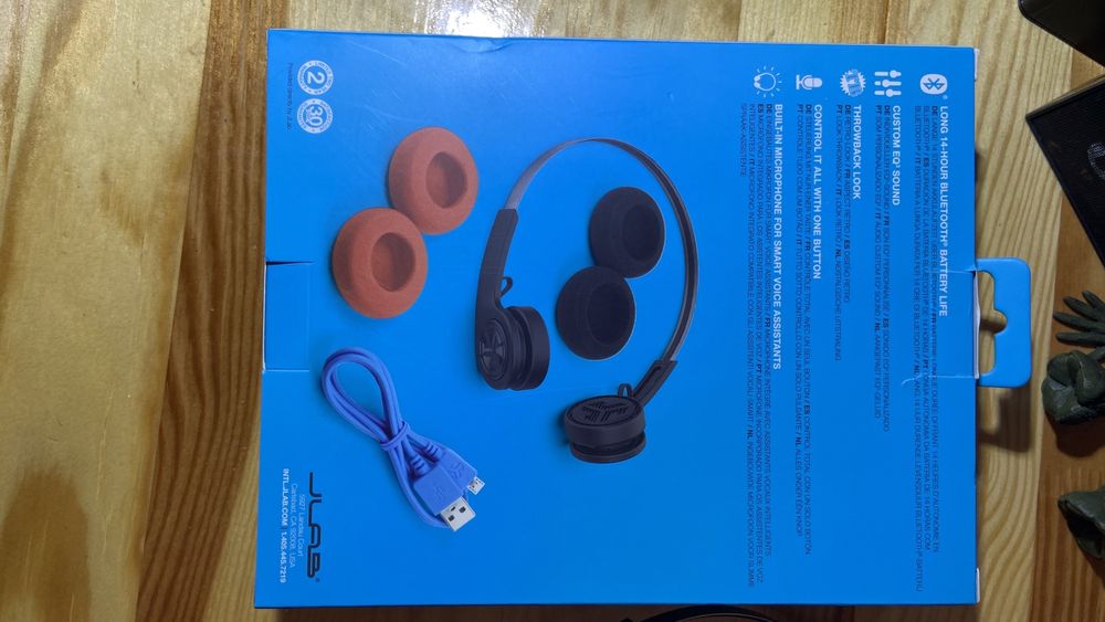 Bluetooth Навушни JLAB Rewind Wireless Retro Headphones