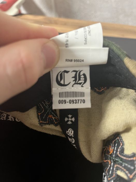 Chrome Hearts Cross Patch Hat