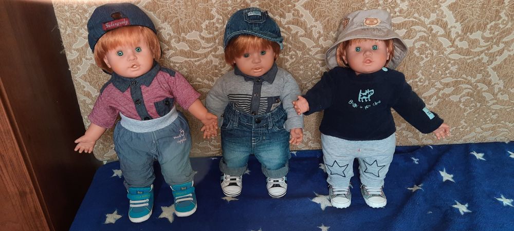 Куклы-мальчишки фирмы FEBER (Испания,клеймо) 48 см.