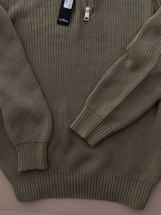 Кофта Халф Зіп Stone Island Grey S-2xl