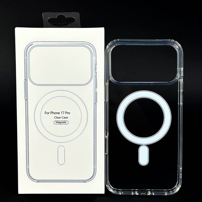 Чохол Clear Case MagSafe на iPhone 17 Pro | Магсейф чехол Айфон 17 Про