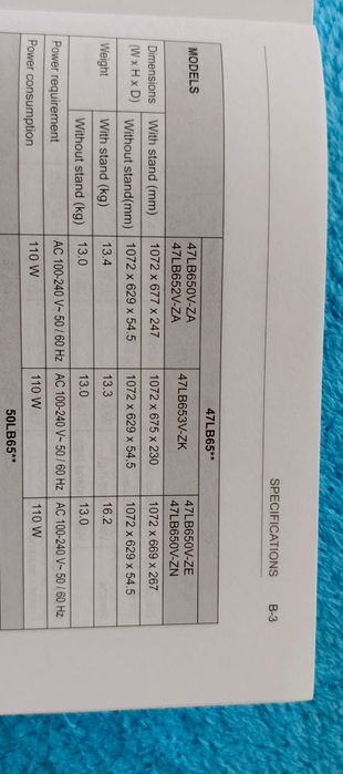 Telewizor LG Smart 47 cali