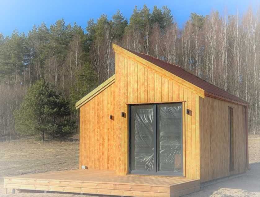 Całoroczny domek 35 m² z działką – Jezioro Skolickie – Prywatny las – pohled 3