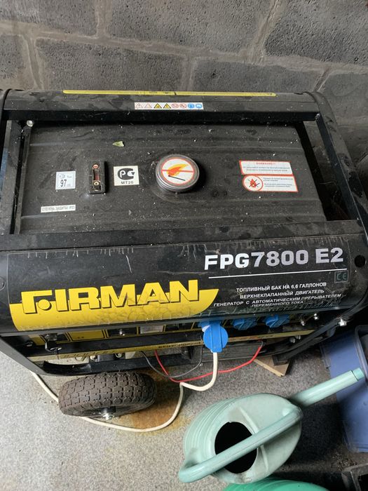 Бензиновий генератор Firman FPG 7800 E2, 5,5 кВт