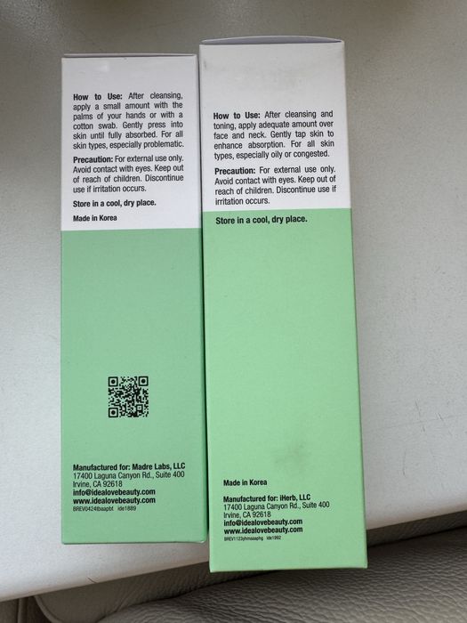 Зволожувальний гель та тонік з алое та прополісом Idealove Iherb