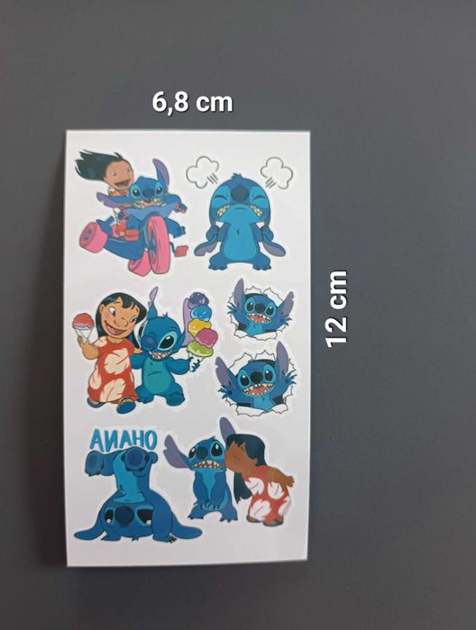 Bajki DISNEY tatuaże dziecięce 5 arkuszy!