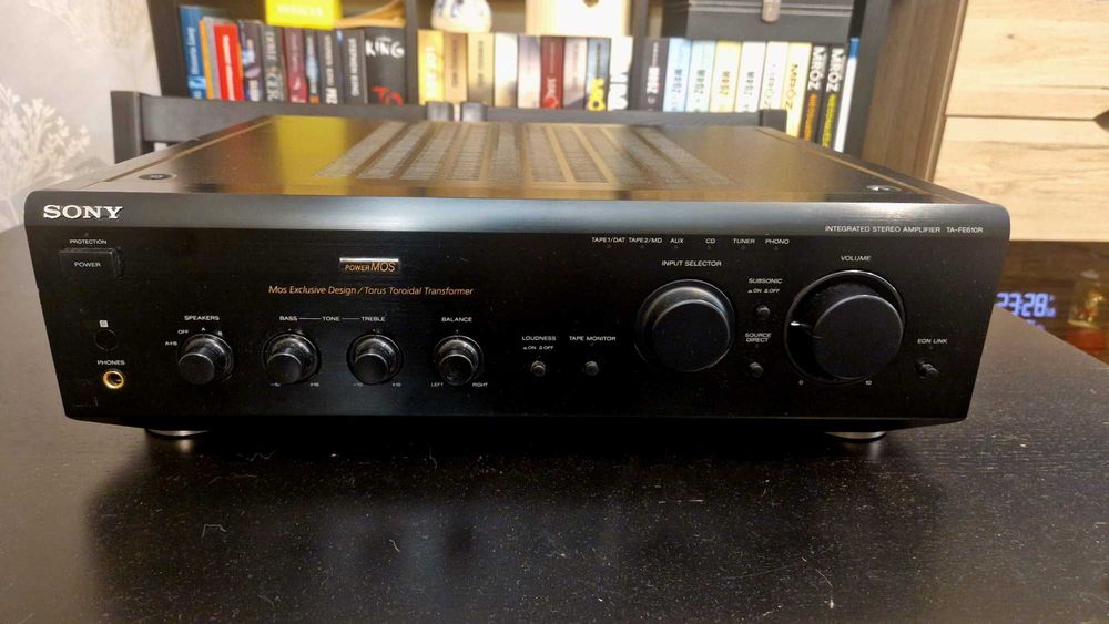 Wzmacniacz SONY TA-FE610R MOSFET + Oryginalny Pilot
