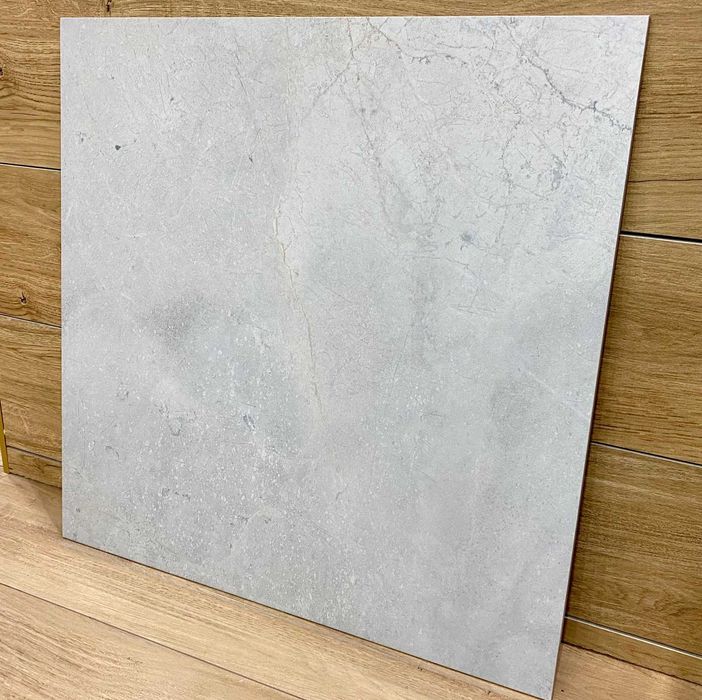 Twardy jasny szary gres 60x60 półmatowy atest R10