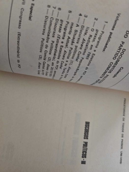 Discursos Políticos (3) - Álvaro Cunhal